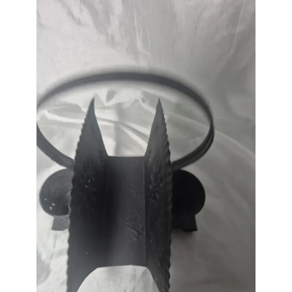 Tin Punch Napkin And Shaker Holder Antique Style